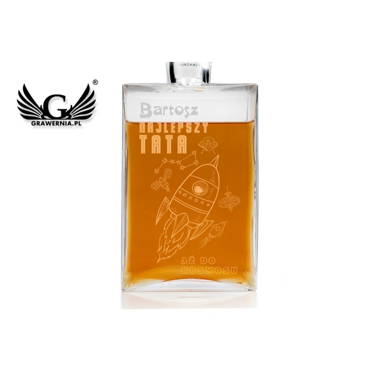 Karaffe mit Gravur für Whisky oder Liköre - CAMEL - Geschenk für Papa - KAR018