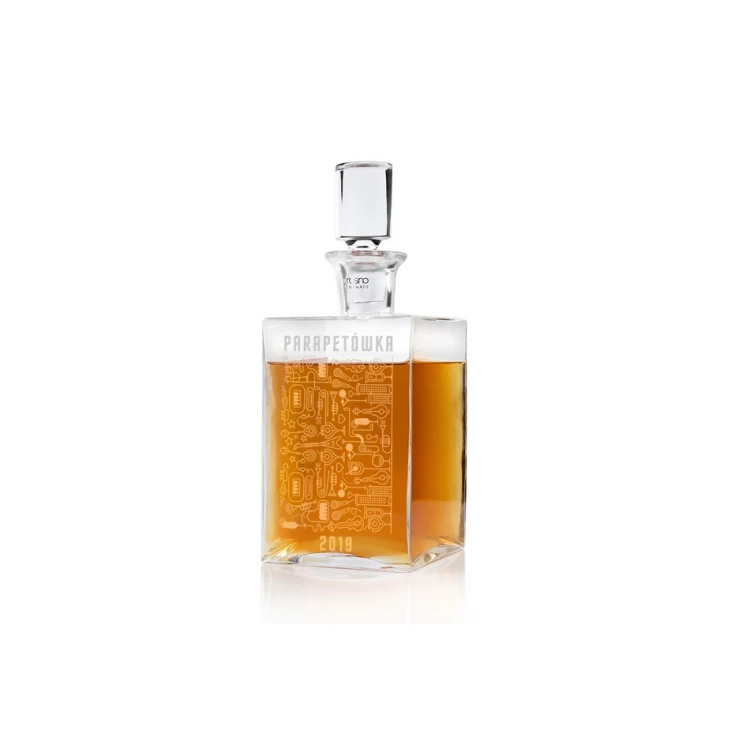 Karaffe mit Gravur für Whisky oder Liköre - CAMEL - Fensterbank Schnaps - KAR019
