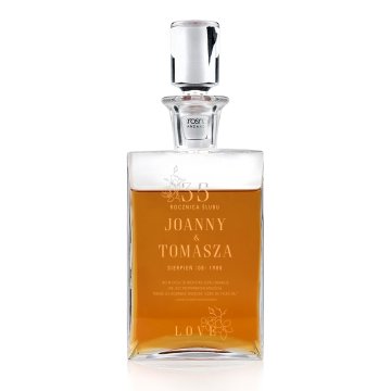 Karaffe mit Gravur für Whisky oder Liköre - CAMEL - ideales Geschenk für verschiedene Anlässe - KAR055