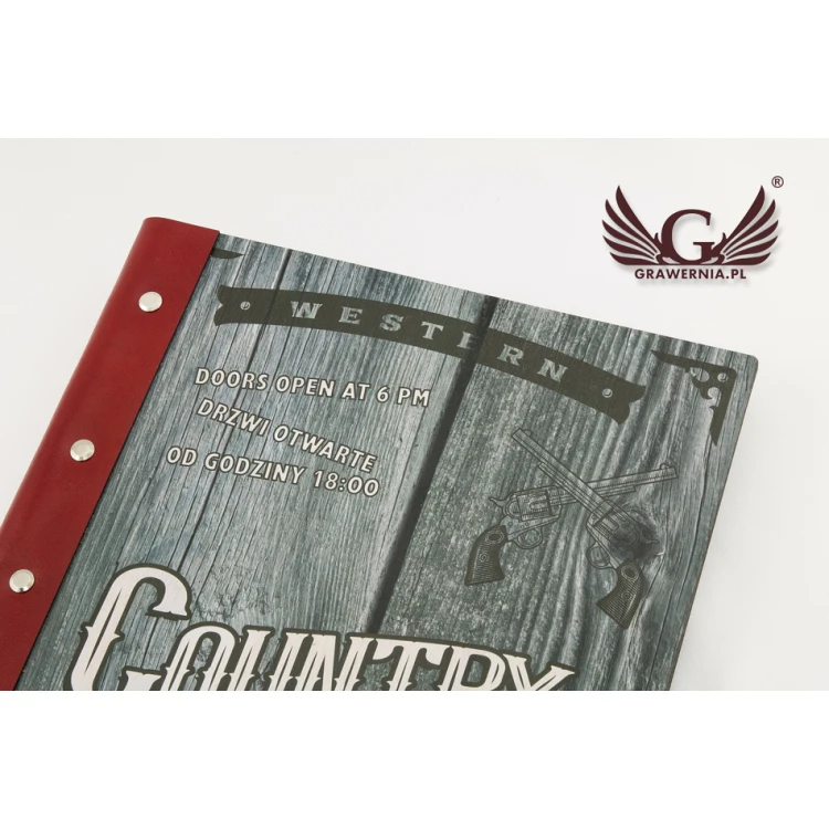 Speisekarte COUNTRY - MEN011
