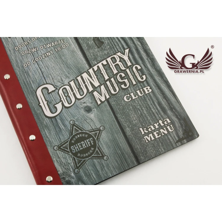 Speisekarte COUNTRY - MEN011
