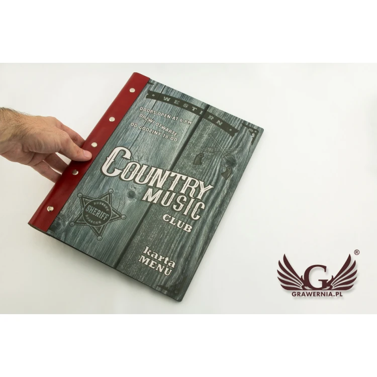 Speisekarte COUNTRY - MEN011