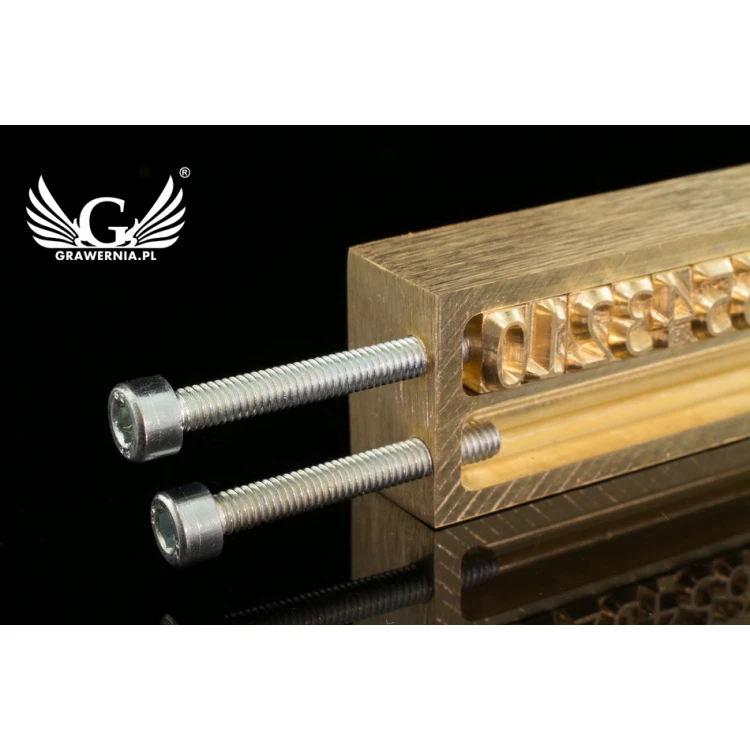 Beschriftungskassette für Heiß- und Kaltprägung - zweizeilig - CNC065