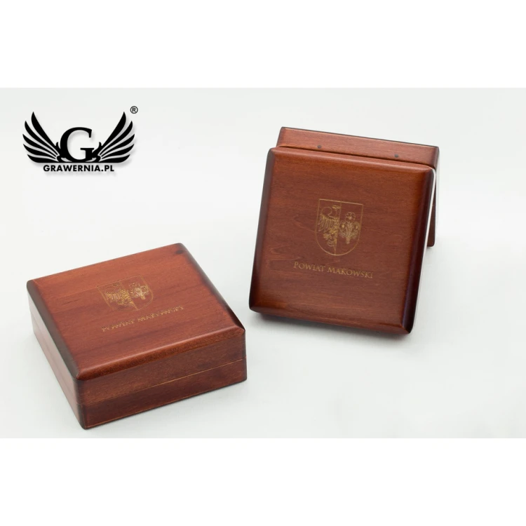 Holzbox Etui für Medaille mit 70mm Durchmesser - KAS04