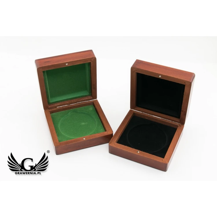 Holzbox Etui für Medaille mit 70mm Durchmesser - KAS04