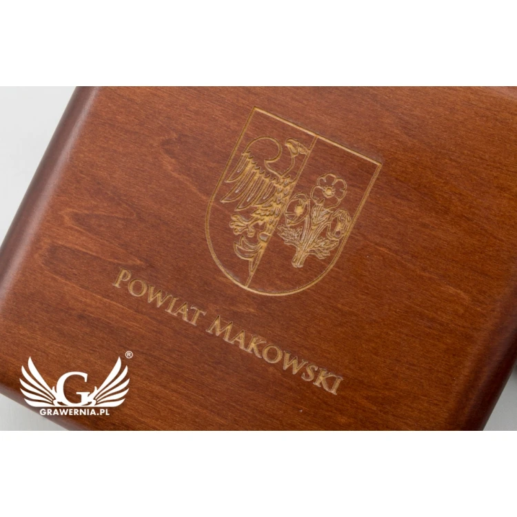 Holzbox Etui für Medaille mit 70mm Durchmesser - KAS04
