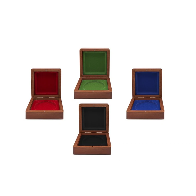 Holzbox Etui für Medaille mit 70mm Durchmesser - KAS015