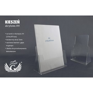 Akryltasche A4 (210x297mm) - Modell K010