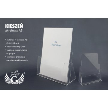Akryltasche A5 (148x210mm) - Modell K009