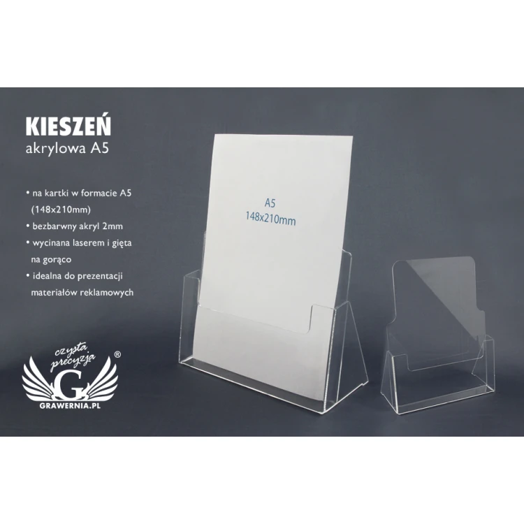 Akryltasche A5 (148x210mm) - Modell K009