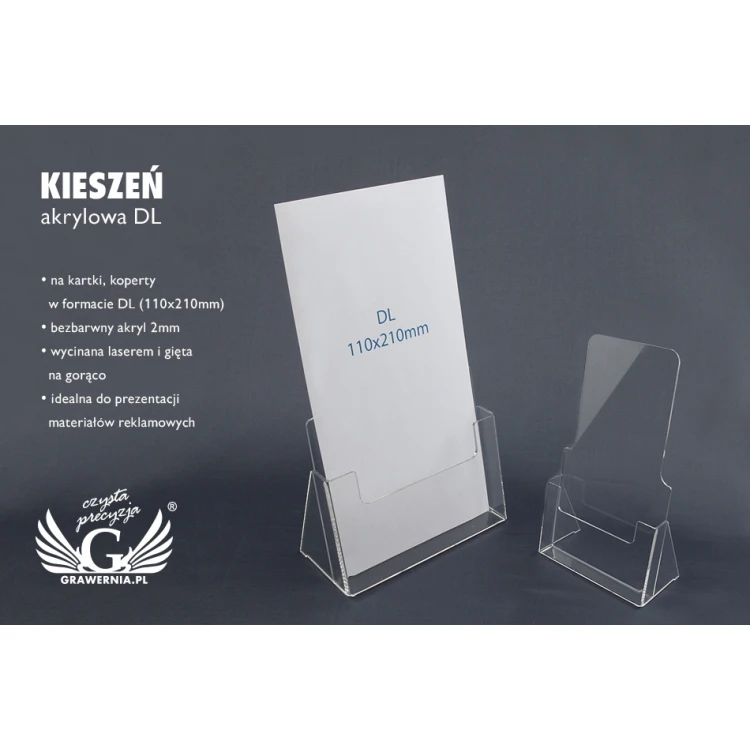 Akryltasche DL (110x210mm) - Modell K007