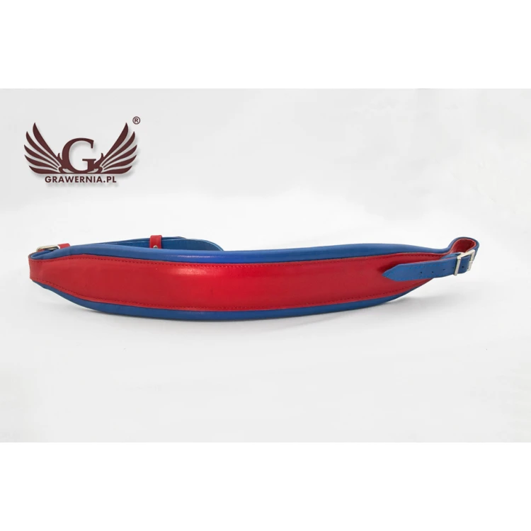 KOMPLETTSET GURTE FÜR AKKORDEON rot-blau - Modell Reeds - Komfort Version - PDA004