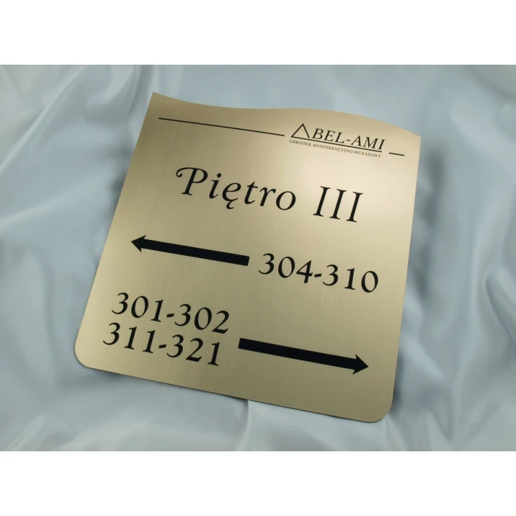 Set von Hotel-Schildern - SZ045 - Design und Kostenvoranschlag für die Herstellung eines Schildersystems zur Selbstmontage