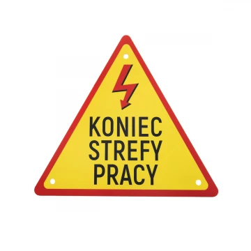 Ende der Arbeitszone - Abm. 271x240mm - PVC - UV-Druck - BHP193
