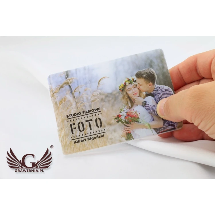 Foto Karte Pendrive 8, 16 oder 32GB USB 2.0 - UV-Druck
