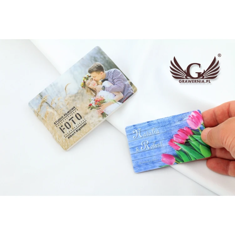 Foto Karte Pendrive 8, 16 oder 32GB USB 2.0 - UV-Druck