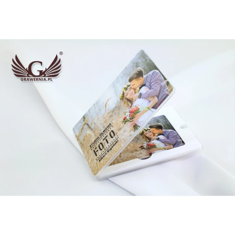 Foto Karte Pendrive 8, 16 oder 32GB USB 2.0 - UV-Druck