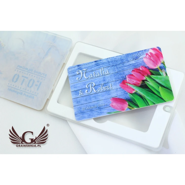Foto Karte Pendrive 8, 16 oder 32GB USB 2.0 - UV-Druck