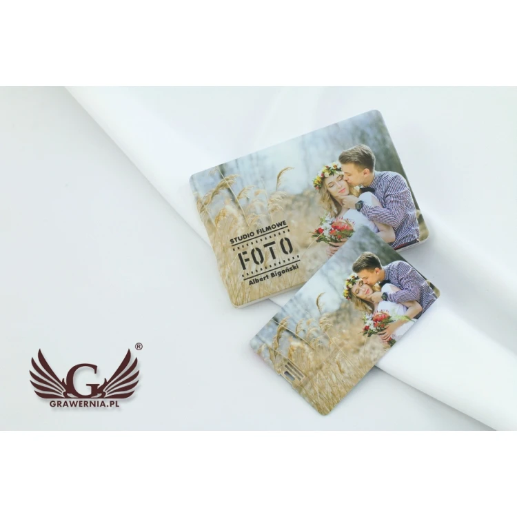 Foto Karte Pendrive 8, 16 oder 32GB USB 2.0 - UV-Druck