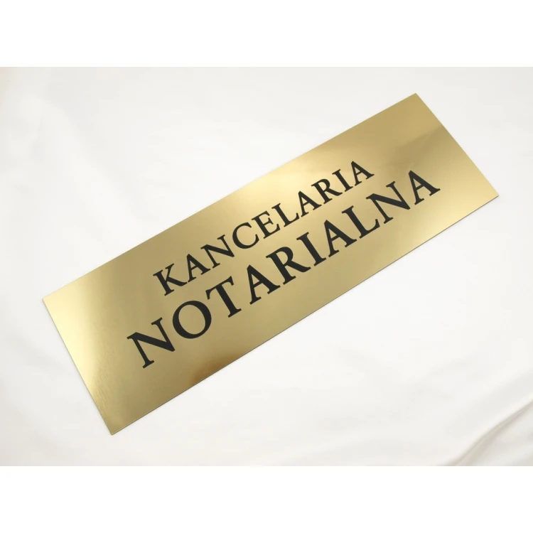 SCHILD NOTARIAT - SZ031 - gold - Größe 50x17,5cm