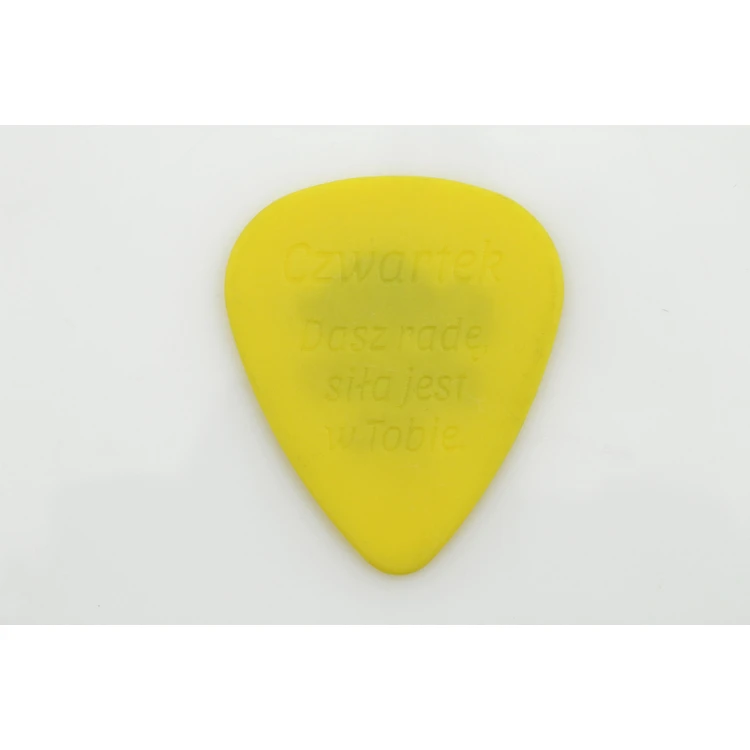 Gitarren-Plektren mit eigenem Logo - Kunststoff - Set: 6 Stück - KG11