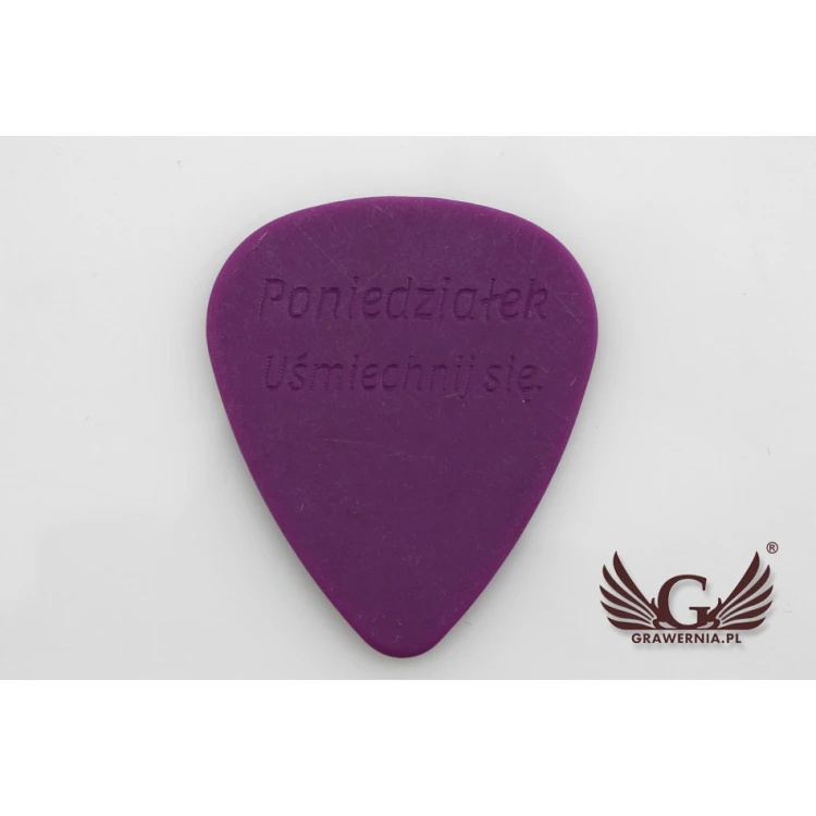 Gitarren-Plektren mit eigenem Logo - Kunststoff - Set: 6 Stück - KG11