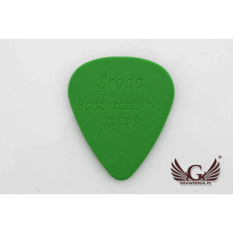 Gitarren-Plektren mit eigenem Logo - Kunststoff - Set: 6 Stück - KG11