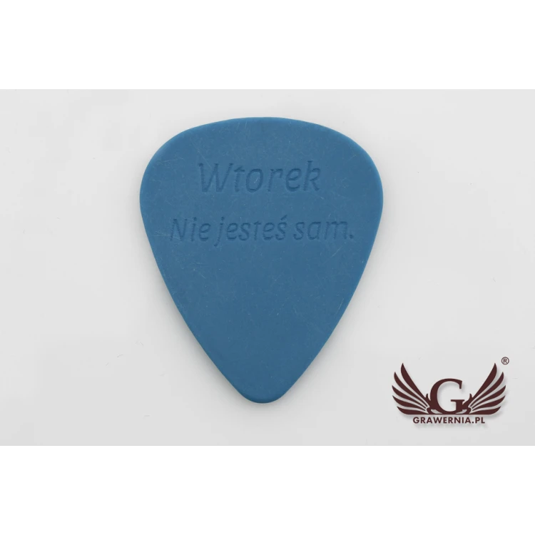 Gitarren-Plektren mit eigenem Logo - Kunststoff - Set: 6 Stück - KG11