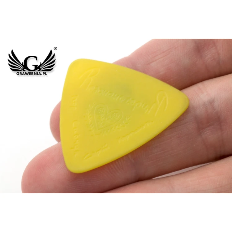 Gitarren-Plektren mit eigenem Logo - Kunststoff - Set: 6 Stück - KG11