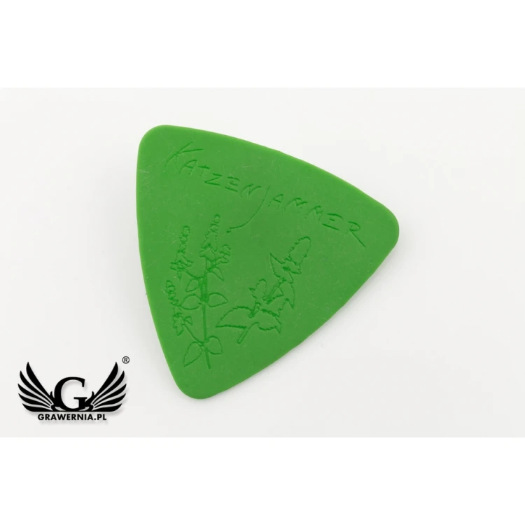 Gitarren-Plektren mit eigenem Logo - Kunststoff - Set: 6 Stück - KG11