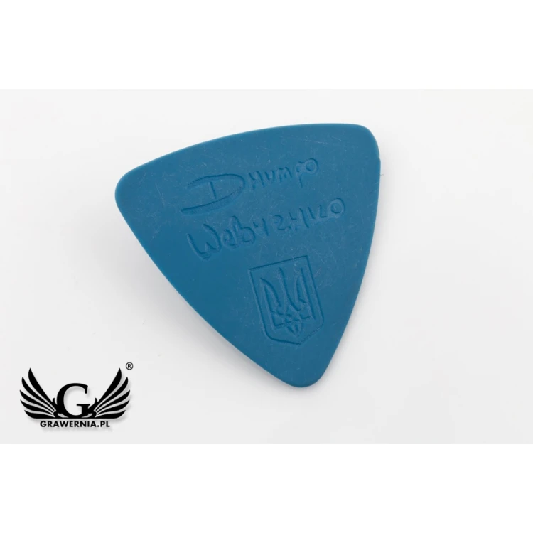 Gitarren-Plektren mit eigenem Logo - Kunststoff - Set: 6 Stück - KG11