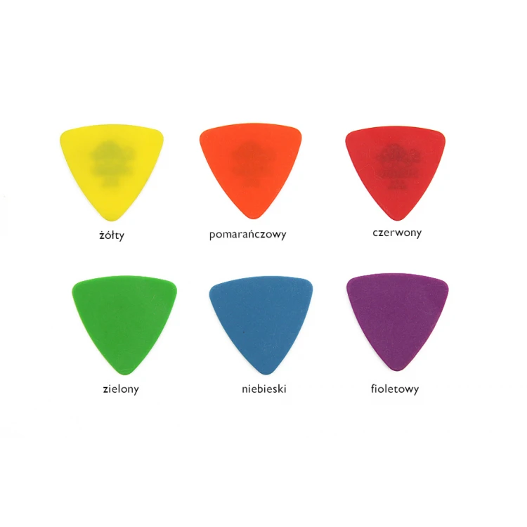 Gitarren-Plektren mit eigenem Logo - Kunststoff - Set: 6 Stück - KG11