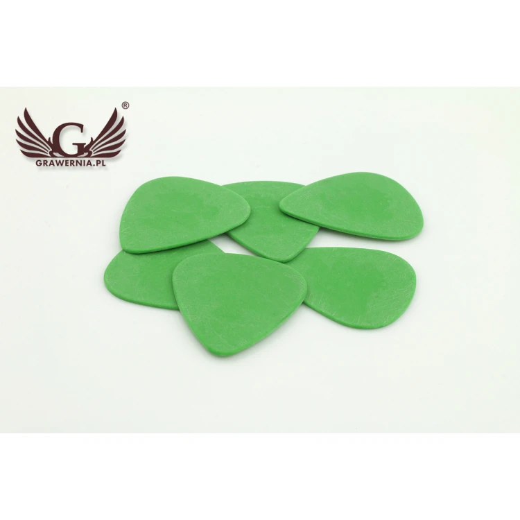 Gitarren-Plektren mit eigenem Logo - Kunststoff - Set: 6 Stück - KG11