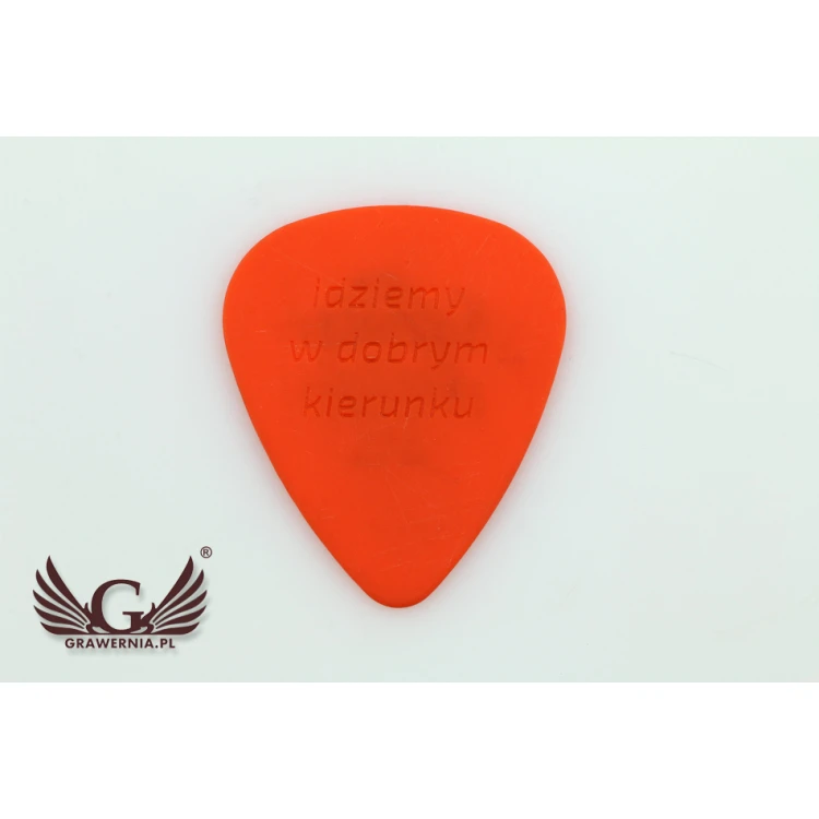Gitarren-Plektren mit eigenem Logo - Kunststoff - Set: 6 Stück - KG11