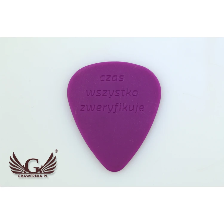 Gitarren-Plektren mit eigenem Logo - Kunststoff - Set: 6 Stück - KG11