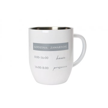 Gravierter Edelstahlbecher - DAY - Fassungsvermögen 380ml - KUB031
