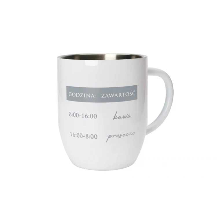 Gravierter Edelstahlbecher - DAY - Fassungsvermögen 380ml - KUB031