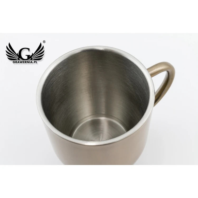 Gravierter Edelstahlbecher - Dusk - Fassungsvermögen 380ml - KUB020