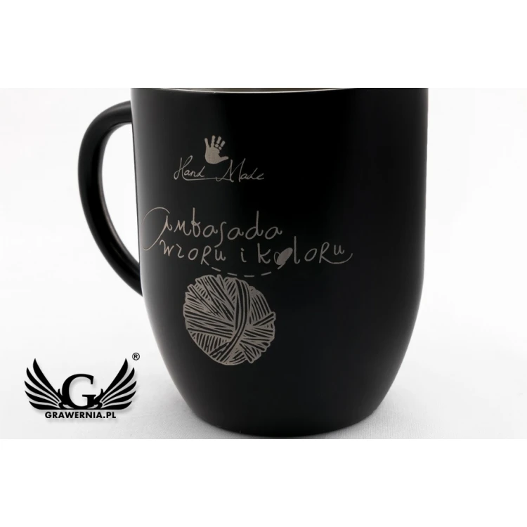 Gravierter Edelstahlbecher - NIGHT - 380ml Fassungsvermögen