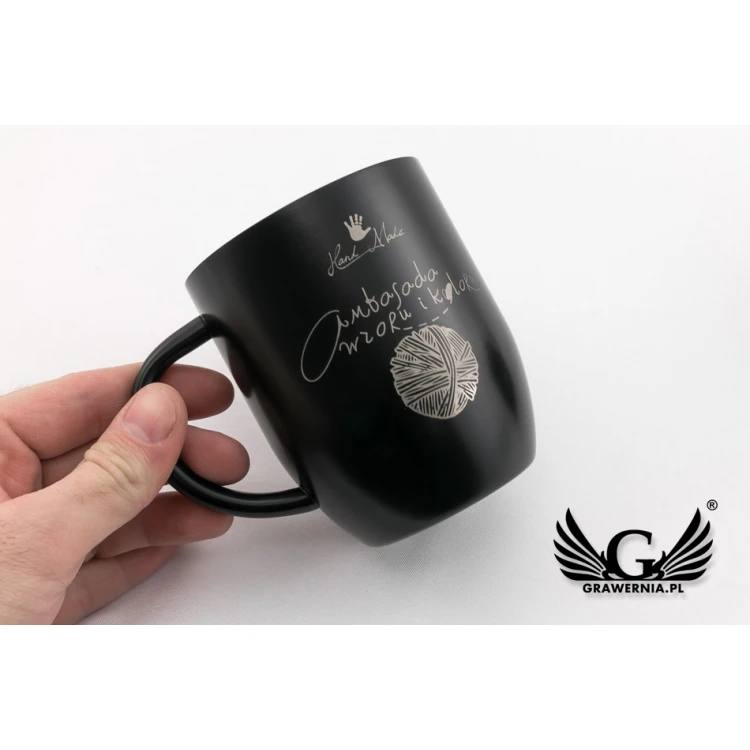 Gravierter Edelstahlbecher - NIGHT - 380ml Fassungsvermögen