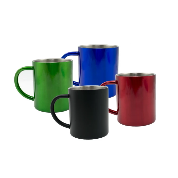 Adventure Edelstahlbecher mit Ihrer Gravur - Kapazität: 240 ml - KUB027 - vier Farben zur Auswahl