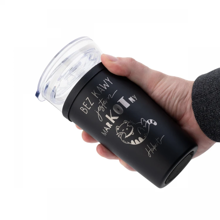 Glasbecher Morea - 428ml - Ohne Kaffee bin ich mürrisch - KUB049