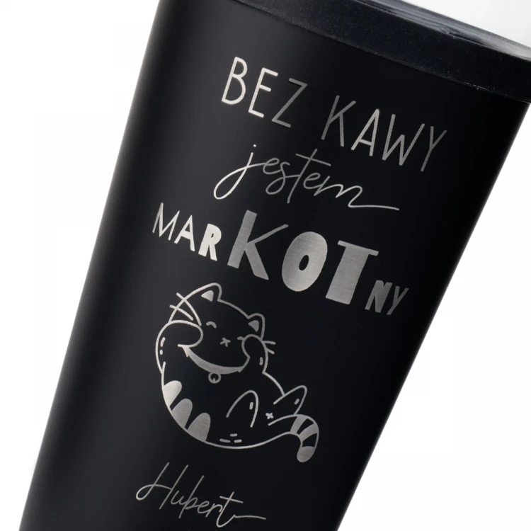 Glasbecher Morea - 428ml - Ohne Kaffee bin ich mürrisch - KUB049