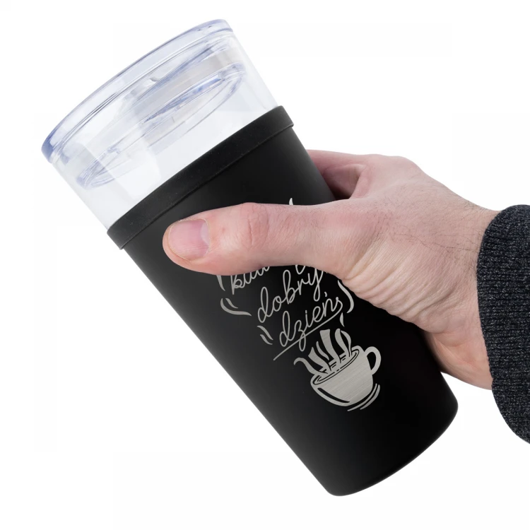 Glasbecher Morea - 428ml - guter Kaffee ist ein guter Tag - KUB037