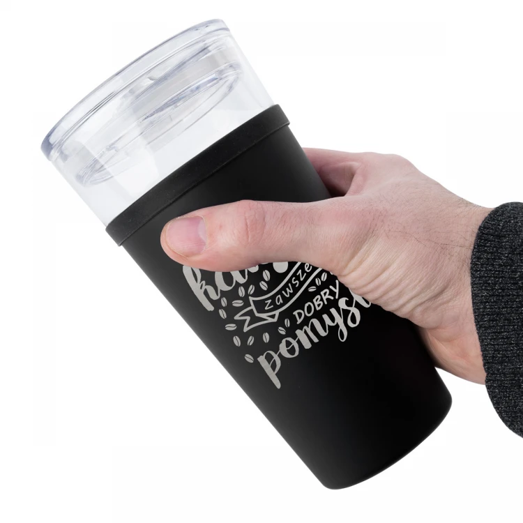 Glasbecher Morea - 428ml - Kaffee immer eine gute Idee - KUB038