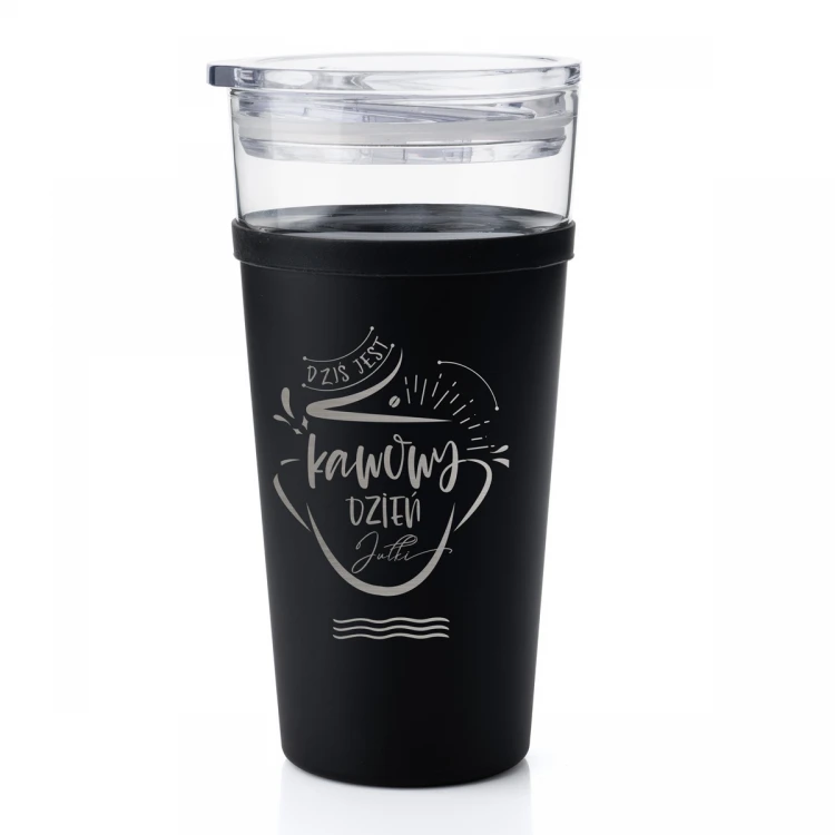 Glasbecher Morea - 428ml - Kaffeetag - KUB039