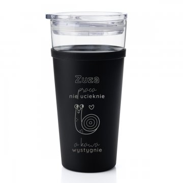 Glasbecher Morea - 428ml - Die Ente flieht nicht, aber der Kaffee wird kalt - KUB045