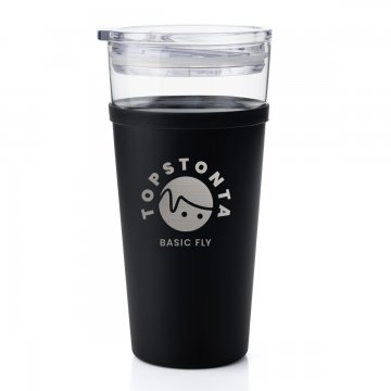 Glasbecher Morea - 428ml mit beliebigem Logo - KUB051