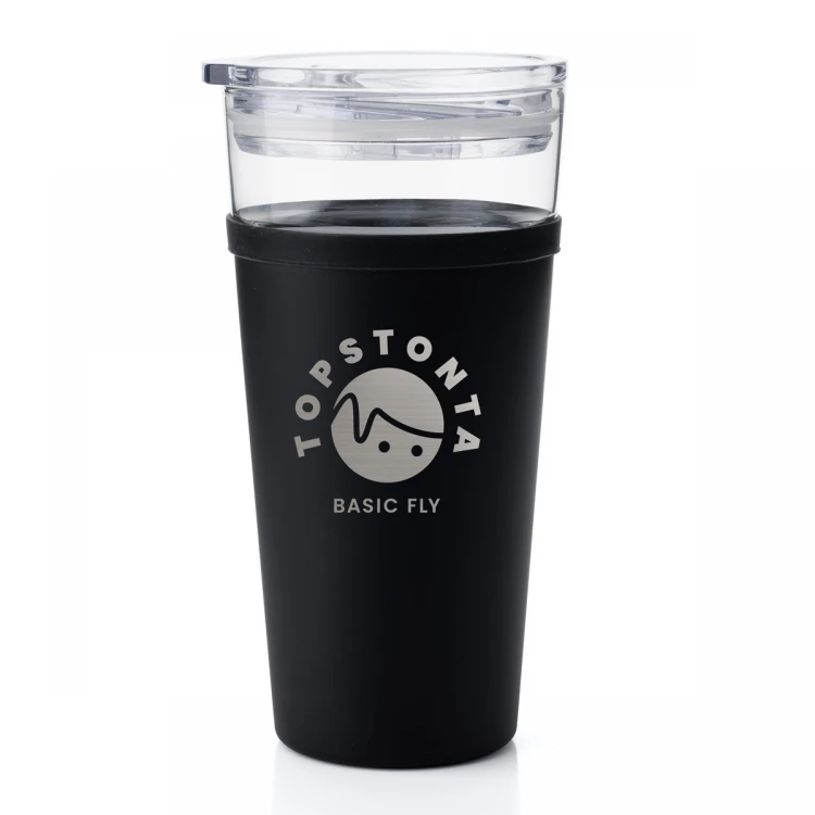 Glasbecher Morea - 428ml mit beliebigem Logo - KUB051