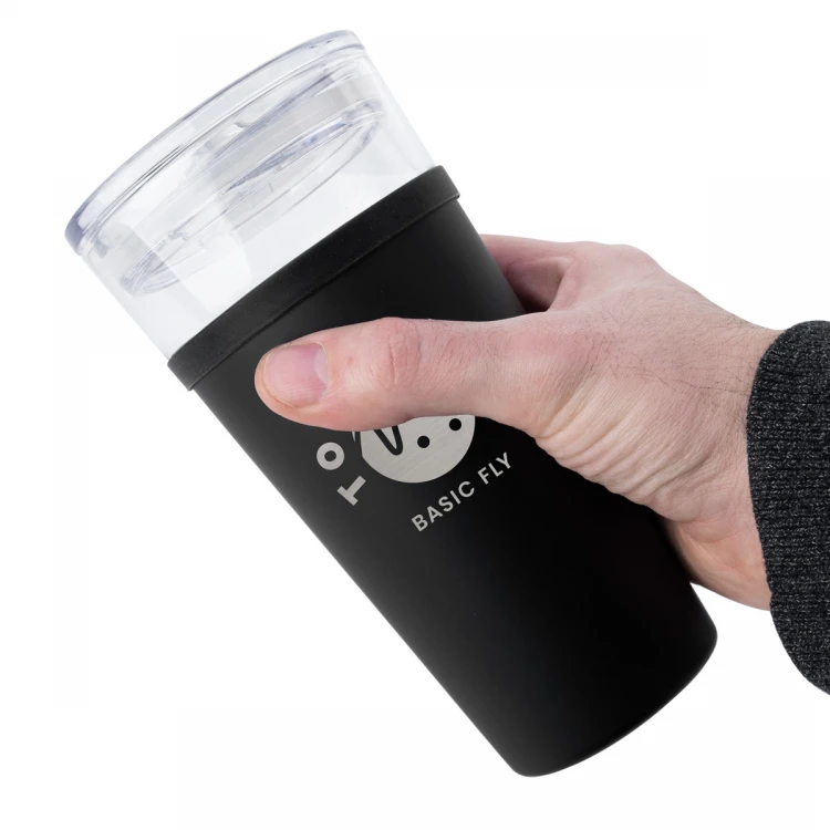 Glasbecher Morea - 428ml mit beliebigem Logo - KUB051